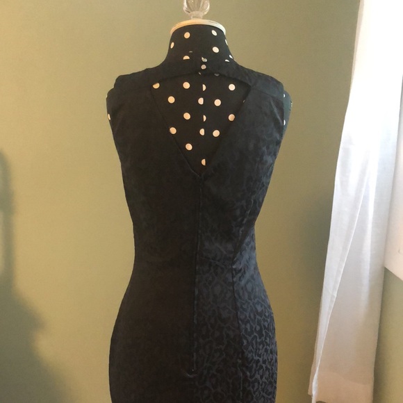 NWT H&M black leopard print dress - Picture 4 of 5